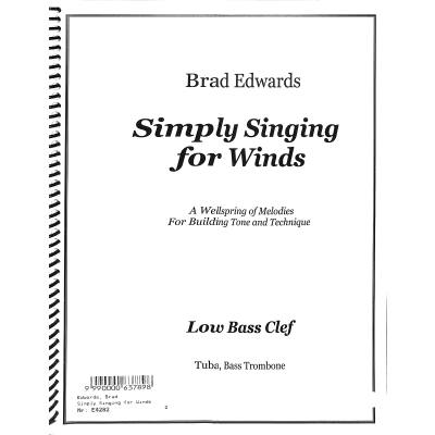 Simply singing for winds