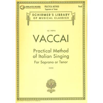 0884088883058 - Practical method of Italian singing