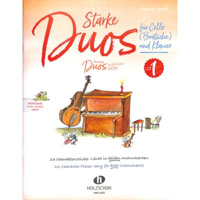 9783864341021 - Starke Duos für Cello (Bratsche) und KlavierTl1 - Karin Groß Kartoniert (TB)