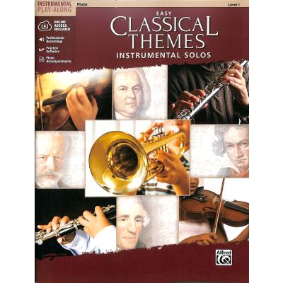 0038081536781 - Noten Easy classical themes solos incl CD Querflöte ALF 47044