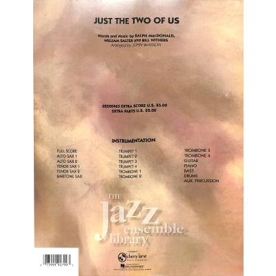 Just the Two of Us (Sheet Music) Jazz Ensemble Library (2500462