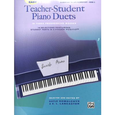 Easy teacher student piano duets 2