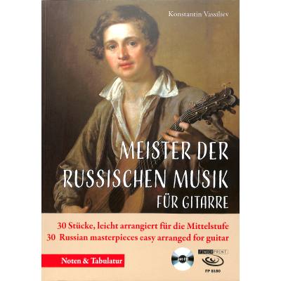 9783945190265 - Meister der russischen Musik Bearbeitungen für Gitarre m 1 Audio-CD - Konstantin Vassiliev Kartoniert (TB)