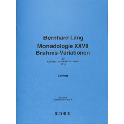 9790204245994 - Monadologie 27 (Brahms Variationen) 9790204245994 - Monadologie 27 (Brahms Variationen)