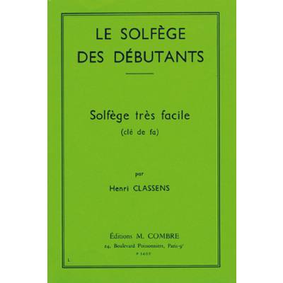 9790230334020 - Le solfege des debutants