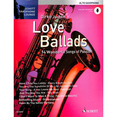 9783795709990 - Schott Saxophone Lounge   Love Ballads Geheftet