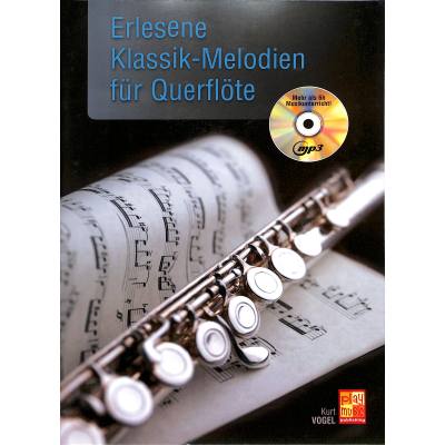 3555111302743 - Noten Erlesene Klassik Melodien für Querflöte incl Playback MP3-CD