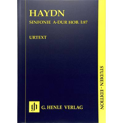 9790201890555 - Sinfonie A-Dur Hob I87