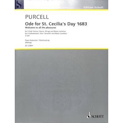 0841886033474 - Ode for St Cecilias day