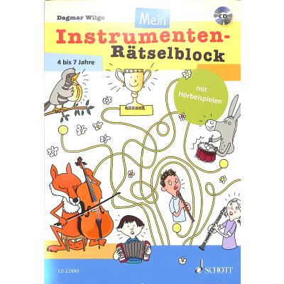 9783795700355 - Rätselblöcke   Mein Instrumenten-Rätselblock - Dagmar Wilgo Kartoniert (TB)