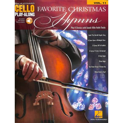 0888680751579 - Noten Favorite Christmas Hymns 11 für Cello incl Audio downloadcode HL 00278018