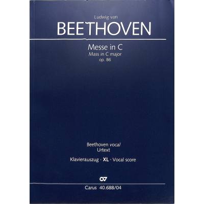 9790007183547 - Messe in C (Klavierauszug XL) - Ludwig van Beethoven Kartoniert (TB)