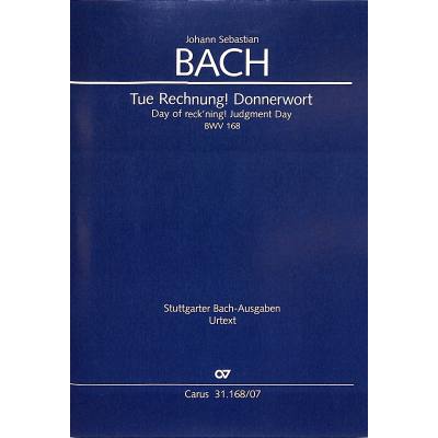 9790007242220 - Kantate 168 Tue Rechnung Donnerwort BWV 168