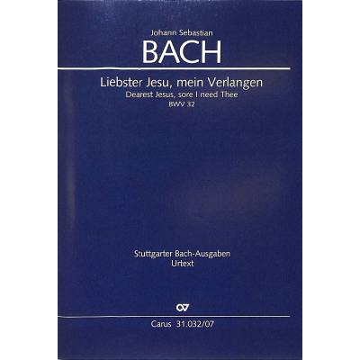 9790007092450 - Kantate 32 Liebster Jesu mein Verlangen BWV 32 9790007092450 - Kantate 32 Liebster Jesu mein Verlangen BWV 32