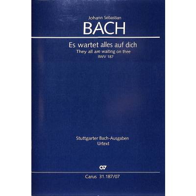 9790007242374 - Kantate 187 es wartet alles auf dich BWV 187 9790007242374 - Kantate 187 es wartet alles auf dich BWV 187