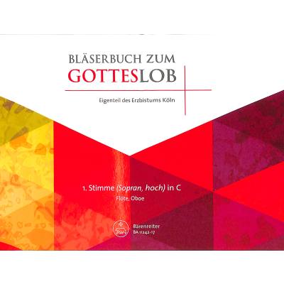 9790006563524 - Bläserbuch zum Gotteslob - Köln 9790006563524 - Bläserbuch zum Gotteslob - Köln