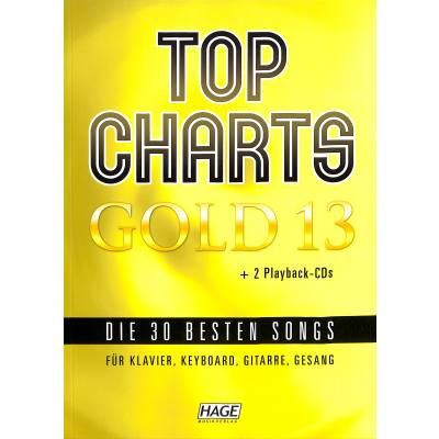 4026929923400 - Noten TOP Charts Gold Volume Folge 13 incl 2 Playback CDs Ed 3975