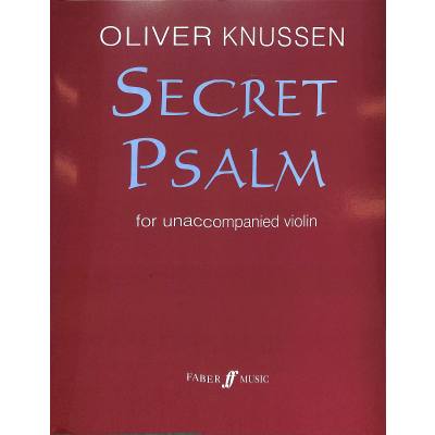 9780571525317 - Secret Psalm