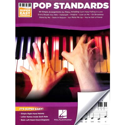 0888680683504 - Pop Standards Super Easy Songbook Piano Kartoniert (TB)