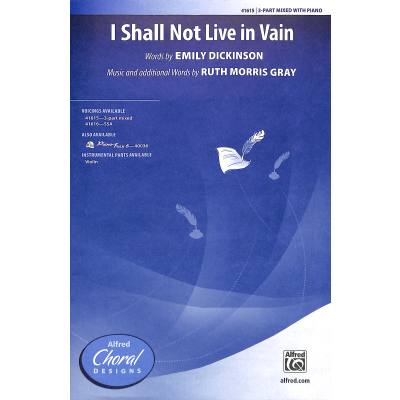 0038081466958 - I shall not live in vain 0038081466958 - I shall not live in vain