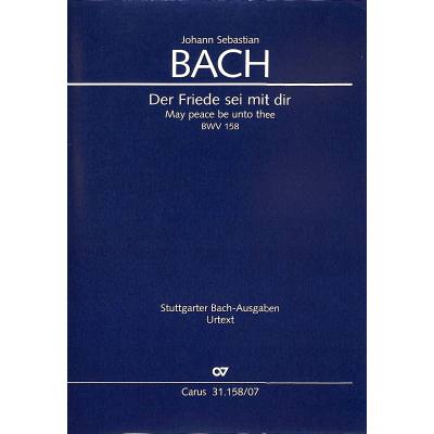 9790007245160 - Kantate 158 der Friede sei mit dir BWV 158