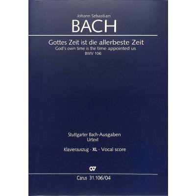 9790007244620 - Kantate 106 Gottes Zeit ist die allerbeste Zeit BWV 106 9790007244620 - Kantate 106 Gottes Zeit ist die allerbeste Zeit BWV 106
