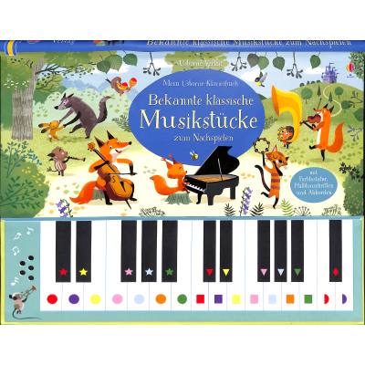 9781789411652 - Mein Usborne-Klavierbuch Bekannte klassische Musikstücke zum Nachspielen m Farbtastatur - Sam Taplin Gebunden