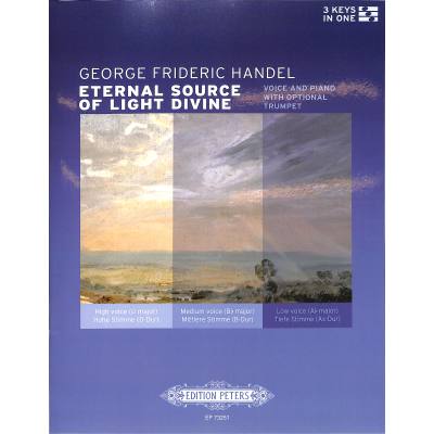 9790577016382 - Eternal Source of Light Divine (für Gesang und Klavier   Orgel mit optionaler Trompetenstimme) (Ausgabe in drei verschiedenen Tonlagen D-Dur   C-Dur   B-Dur) - Georg Friedrich Händel Kartoniert (TB)