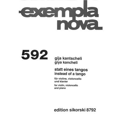 9790003041629 - Statt eines Tangos