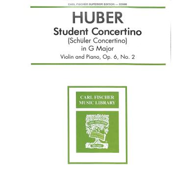 0798408028831 - Concertino G-dur op 6 2 | Student Concertino