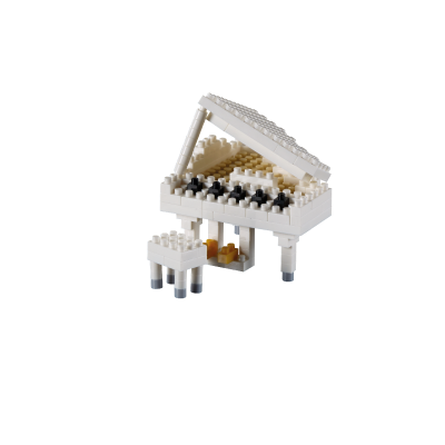 4260126587755 - Brixies Klavier (Flügel) | Steckbausteine | Nanoblock Grand Piano (Klavier)