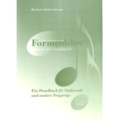 9783902667694 - Formenlehre Formen der Vokalmusik - Barbara Dobretsberger Geheftet