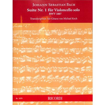 9790204224708 - Suite 1 d-moll BWV 1007 9790204224708 - Suite 1 d-moll BWV 1007