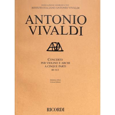 9788881920488 - Concerto RV 813