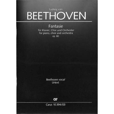 9790007187682 - Beethoven vocal   Fantasie für Klavier Chor und Orchester Klavierauszug - Ludwig van Beethoven Kartoniert (TB)