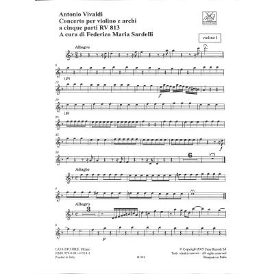 9790041419145 - Concerto RV 813