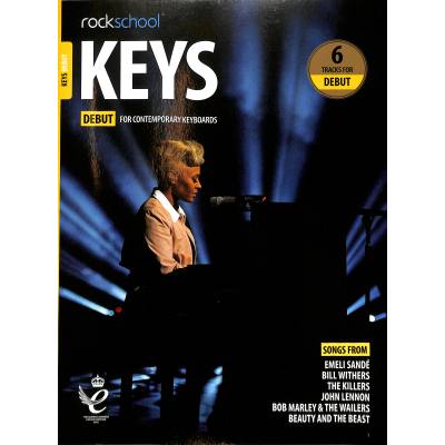9781789360639 - Rockschool keys Debut
