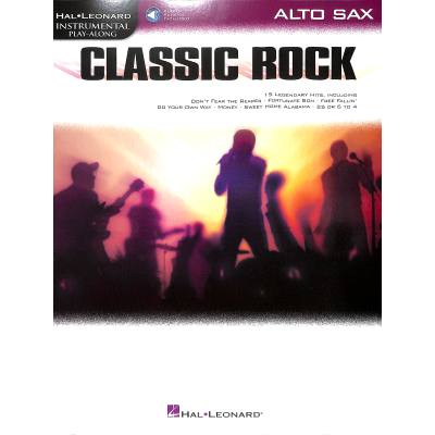 0888680941581 - Noten Classic Rock HL 294358 für Altsax incl Playback download Code