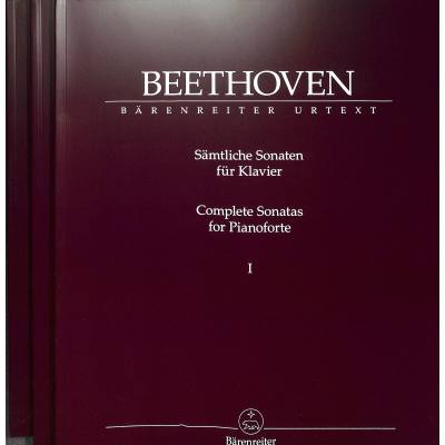 9790006567362 - Urtext   Sämtliche Sonaten für Klavier I-III Partitur - Ludwig van Beethoven Kartoniert (TB)