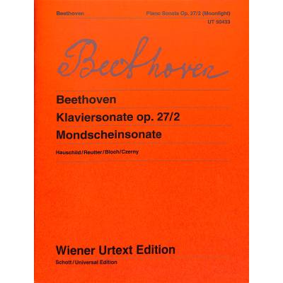 9783850557955 - Wiener Urtext Edition   Klaviersonate (Mondscheinsonate) - Ludwig van Beethoven Geheftet