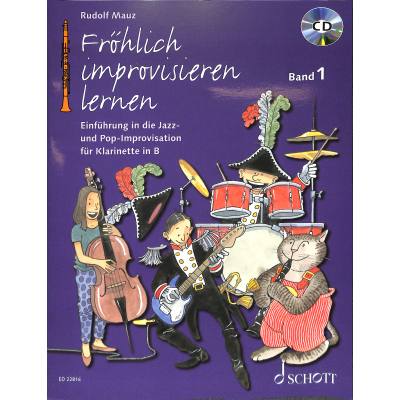 9783795712396 - Fröhlich improvisieren lernen - Klarinette in B m Audio-CDBd1 - Rudolf Mauz Kartoniert (TB)