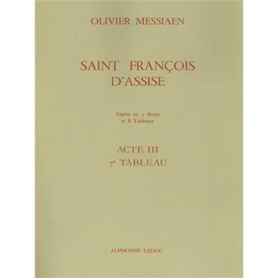 9790046274695 - Saint Francois dAssise - Acte 3 7 Tableau