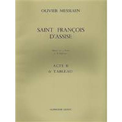 9790046272684 - Saint Francois dAssise - Acte 3 6 Tableau