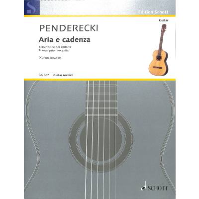 9790001162678 - Aria e cadenza