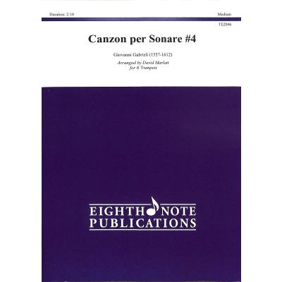 0685462009015 - Canzon per sonare 4 0685462009015 - Canzon per sonare 4