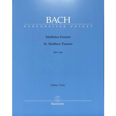 9790006568246 - Matthäus Passion BWV 244 9790006568246 - Matthäus Passion BWV 244