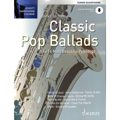 9783795718459 - Noten 14 unsterbliche Classic Pop Ballads Tenorsaxophon - download MP3 ED 22057D