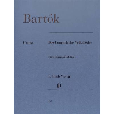 9790201814070 - Drei ungarische Volkslieder - Béla - Drei ungarische Volkslieder Bartók Kartoniert (TB)