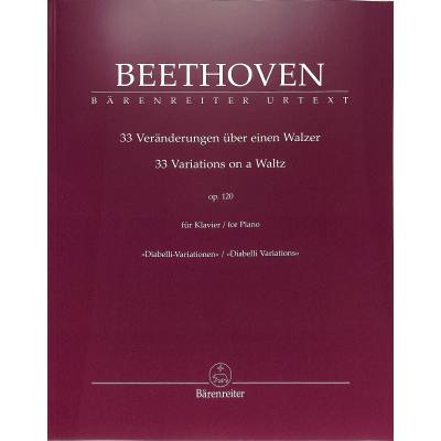9790006528158 - 33 Variationen über einen Walzer op 120