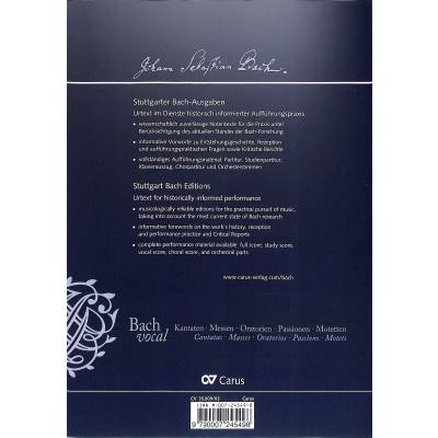 9790007245498 - Messe g-moll | aus der Notenbibliothek Johann Sebastian Bachs